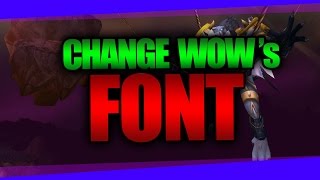 Change Damage Font in WoW [upl. by Curhan]