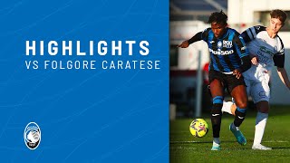 Amichevole al Centro Bortolotti  AtalantaFolgore Caratese 51  Highlights [upl. by Akkimat]