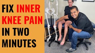 How To Fix Inner Knee Pain In 2 Minutes [upl. by Enyar]