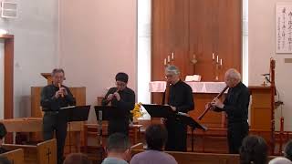 Samuel Scheidt Galliard Battaglia SSWV59 Sekishi Recorder Quartet [upl. by Sirdi97]