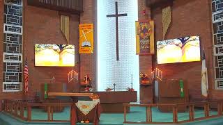 Our Savior Lutheran Church Scottville Worship  Nov 22 2023 [upl. by Markland505]