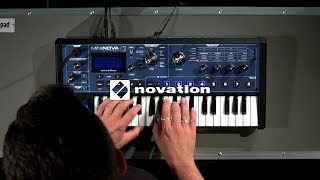 Novation MiniNova Synthesizer  Gear4music demo [upl. by Adnoryt145]