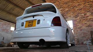 Tuning developments 3quot custom exhaust sound test Toyota starlet glanza [upl. by Feledy]