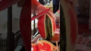 Only 08 Thai Fresh Watermelon  Fruit Cutting Skills [upl. by Iv]