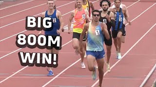 HOKAs Jesus Tonatiu Lopez With An Impressive Mens 800m Win At Bryan Clay Invitational 2024 [upl. by Negyam147]