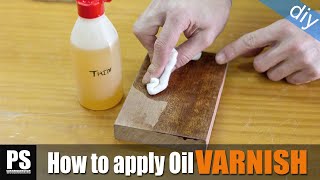 How to apply an OILBased Varnish [upl. by Mario]