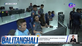 Simulation para sa 911 emergency response system isinagawa sa PNP Command Center  Balitanghali [upl. by Annanhoj]