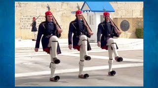 Evzones  Greek Presidential Guard [upl. by Tteve153]