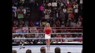 On this day in 2001 Lilian Garcia belted the American anthem during WWF smackdown [upl. by Marge]