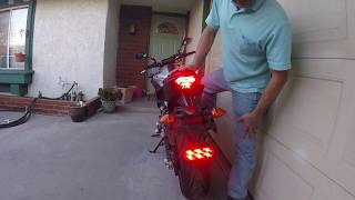 Adding extra brake lights to increase safety on your motorcycle [upl. by Naima]