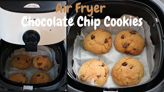 How to Make Cookies in the Air Fryer  Toll House AirFried Chocolate Cookies Recipe  They good [upl. by Ysor985]