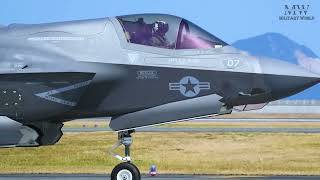 F35B VMFA225 arrival at MCAS Iwakuni [upl. by Valery233]