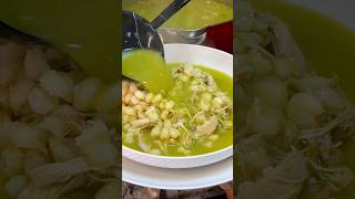 Pozole Verde de Pollo shorts [upl. by Yeliw]