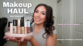 Makeup Haul  Face Full Of Minis  Unboxing amp First Impressions [upl. by Briny]