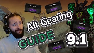 How to get QUICK GEAR on alts 91 Gearing Guide [upl. by Kelleher]