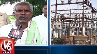 Farmers Facing Problems With 24Hour Power Supply  Nalgonda  V6 News [upl. by Lahcim]