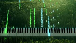 Chrono Trigger  Secret of the Forest 4K Piano Tutorial [upl. by Edsel]