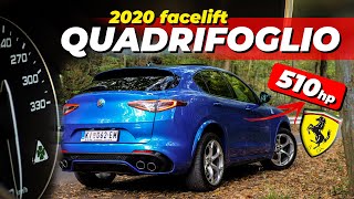 ITALIJANSKA AŽDAJA SA SRCEM FERRARIja2020 Alfa Romeo Stelvio Quadrifoglio facelift [upl. by Delainey]