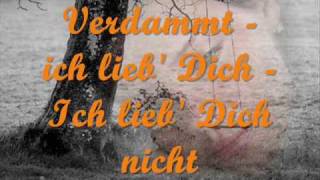 Matthias Reim  Verdammt ich lieb dich lyrics [upl. by Akemor12]