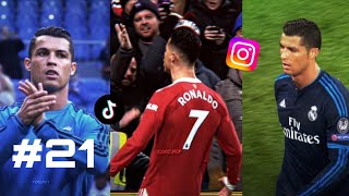 Best Cristiano RONALDO TikTok amp Reels EditsGoalsSkillsFails 🐐TİKTOK COMPİLATİON ✅ 21 [upl. by Delastre]