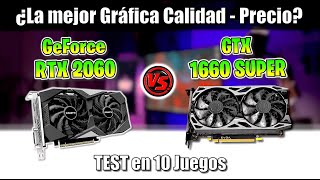 ✅ GTX 1660 SUPER vs RTX 2060 ✅ TEST en 10 JUEGOS 🔴 ¿CUÁL ES MEJOR 🔴 [upl. by Gabriell]