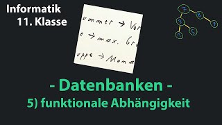 5 Funktionale Abhängigkeit Datenbanken [upl. by Melton779]