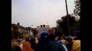 Nagar Kirtan V8 Nottingham Vaisakhi 2014 [upl. by Aisatnaf]