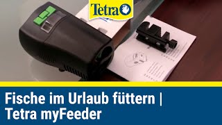 Fische im Urlaub füttern  Tetra myFeeder – Aquarium Futterautomat [upl. by Ash]