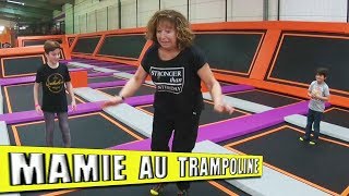 MAMIE AU TRAMPOLINE PARK  Vlog Famille Dune Folle Journée [upl. by Iatnohs]