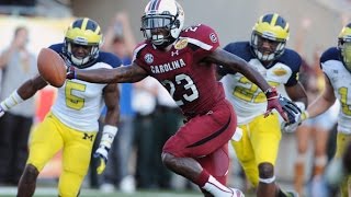 2013 Outback Bowl South Carolina vs Michigan [upl. by Sirenay]