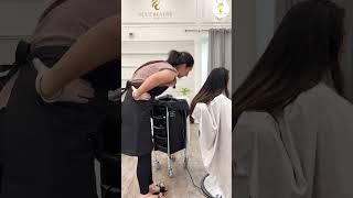 Life of Hairdresser surreycanadamakeupartistbeauty hairhaircareprofessional straighthair [upl. by Campball]