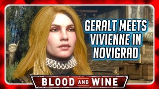 Witcher 3 🌟 Meet Vivienne in Novigrad after the Ending 🌟 Egg Ritual Performed [upl. by Pals711]