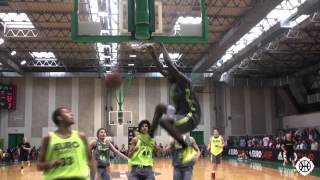 Clint Capela Houston Rockets Draft Pick Shows the Athleticism at adidas EUROCAMP 2013 [upl. by Zeidman961]