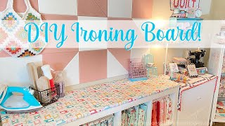 EASY DIY Ironing Board Tutorial No Sew [upl. by Aisset]