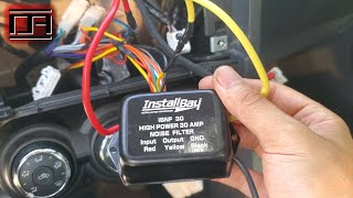 Stereo Head Unit Alternator Whine Noise Filter Fix Power Wire vs Ground Loop Scion tC2  tC25 [upl. by Hum824]