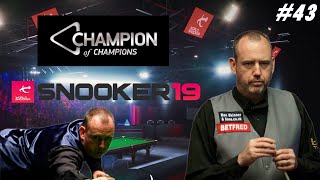 Snooker 19  Carrière avec Mark Williams  12 Finale Champion of Champions 43 [upl. by Nylek202]