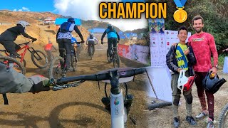 1 ST🥇 CHAMPION 😍  DOLAKHA DOWNHILL RACE KilianBron [upl. by Silrac228]