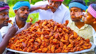 SPICY CHICKEN WINGS  Hot amp Sweet Chicken Recipe Cooking In Village  Spicy Honey Chicken Wings Fry [upl. by Alekin]