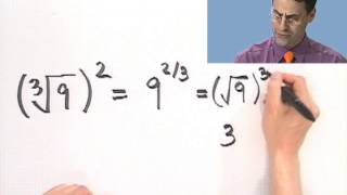 Converting Rational Exponents and Radicals Part 2 [upl. by Gayle]