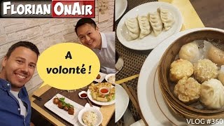 RAVIOLIS CHINOIS à VOLONTE avec LANG  VLOG 360 [upl. by Elyl884]