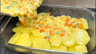 The most delicious potato recipe You will do it every day Quick and easy dinner [upl. by Agbogla]