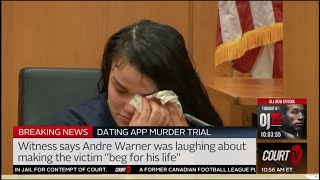 DATING APP MURDER  quotPlease dont kill mequot Adam Hilaires Last Words According to Hailey Bustos [upl. by Korten171]