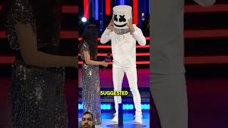 Marshmallow revealed his face  marshmello funny reveal facereveal music shorts marshmelow [upl. by Seyer]