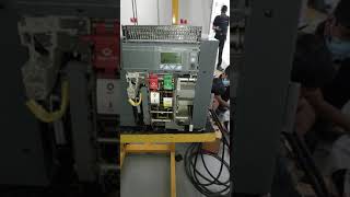 ABB ACB Relay SACE PR122PLSIG testing by primary injection method [upl. by Ahsimat]