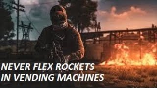 Rust Console 10X Never Flex Rockets In Vending Machine [upl. by Annawot]