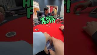 3b jamming the flop as a bluff with AK high…he said he folded Q’s 😳pokerreels [upl. by Rodgers]