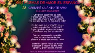 GRITARÉ CUÁNTO TE AMO  SONETOS DE AMOR  POEMAS DE AMOR RECITADOS [upl. by Forster]