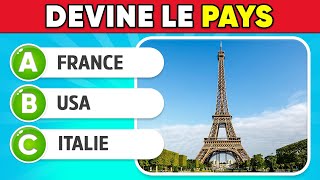 🌎 Devine le PAYS par le MONUMENT 🏰  Quiz Géographie [upl. by Ayekim]