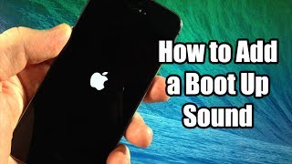 How to Add a Boot Up Sound for FREE  iPhone iPod iPad [upl. by Ohs386]