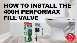 Fix a Slow Filling Toilet by Installing Fluidmasters 400H PerforMAX Fill Valve [upl. by Dunkin471]